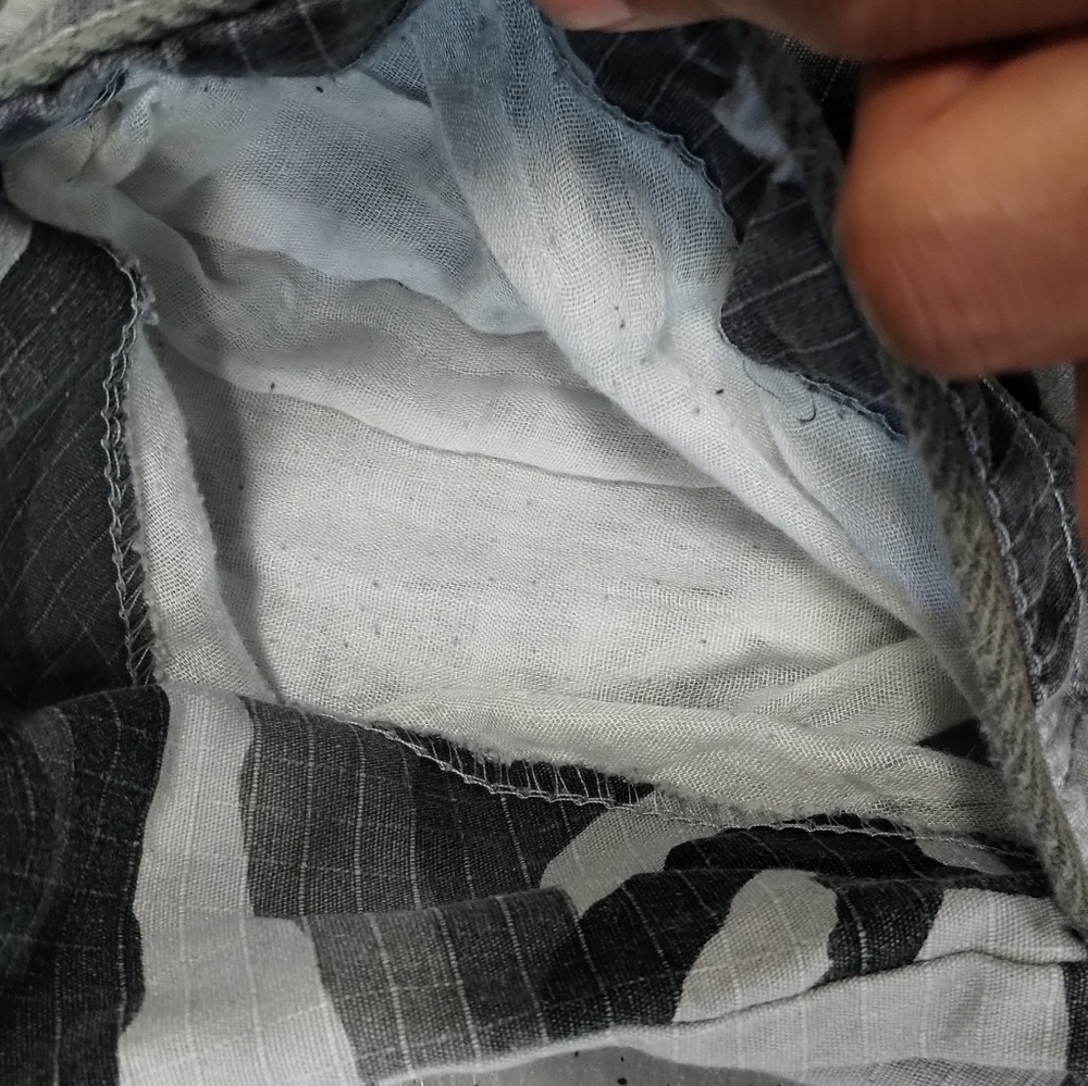 โขEcko Unltd Shorts Mens 48 Gray Snow Camo Camouflage Ripstop Cargo Casual Y2K - Picture 10 of 10
